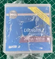 2 Pack Sealed New Dell Ultrium 2 LTO Data Cartridges 200 GB 400 GB
