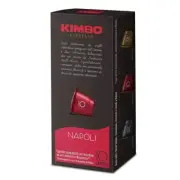 Kimbo Compatible Capsules for Nespresso Napoli - Box of 12 Pieces (120 Capsules)