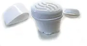 Empty Gel Deodorant Containers - BPA Free Plastic, Twist-up, Top-Fill, Gel squeezes up through slots in the top (6-Pack)