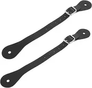 GOOHOCHY 2pcs Adjustable Spur Straps for Thigh High Boots Elegant Horse Riding Boot Accessories for Men and Women Comfortable and Durable Design for Equestrian Gear