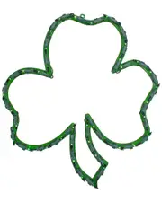 Northlight 17in Lighted St. Patrick's Day Irish Shamrock Window Silhouette