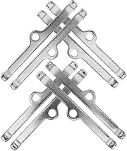 4pcs Valve Cover Hold Down Rods for Engines Durable Spreader Bars for Sbc Sturdy Construction Broad Compatibility