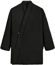 [Generic] Tang Suit Cotton-Padded Jacket Men's Chinese Style Thickened Coat Winter Cotton and Linen Coat Oriental