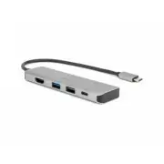 Rocstor Y10A313-S1 USB 3.2 TYPE-C 4K MULTIPORT ADAPTER WITH DP 1.4 ALT MODE - US