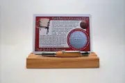 Pen Made From University Of Mississippi's Tad Smith Coliseum Stadium Bleacher Wo