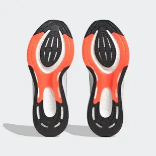 【adidas 愛迪達】PUREBOOST 22 白 黑 橘 慢跑鞋 男鞋 運動鞋 緩震(HQ8589)