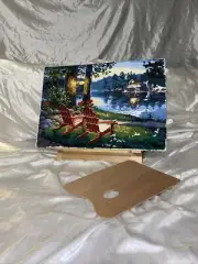 Table Top Easel with Drawer and Palette - wood