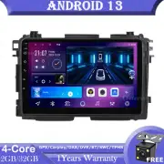 9"Android 13 Head Unit GPS Sat Navi Carplay Radio For Honda VEZEL XRV HR-V 13-18 (for: Honda)