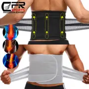 Lower Back Support Waist Sprain Brace Belt Sciatica Pain Therapy Work Men Women