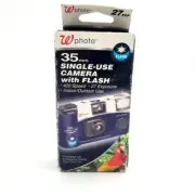Walgreens 35mm Single-Use Camera with Flash 27 Exposures NEW NIB EXP 09/2011