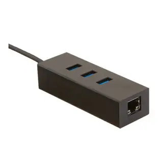 [9美國直購] AmazonBasics 集線器USB 3.1 Type-C to 3 Port USB Hub with Ethernet Adapter - Black