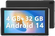 7 Inch Tablet 4GB RAM 32GB ROM Quad-Core Processor Android 14 Tablet PC for Kids