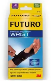 Futuro Wrist Stabilizing Support Moderate Soft Right L/Extra Large 1 Ct 3 Pack
