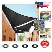 Breathable Waterproof Triangle Sun Shade Sail 18' x 22' – Elegant Outdoor Cover