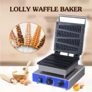 Commercial Electric Waffle Maker Non-stick Lolly Stick Waffle Maker 4 Pcs Stick