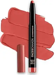 Faces Canada HD Intense Matte Lipstick, Feather light comfort, 10 hrs stay, Primer infused, Flawless HD finish, Brown Lip Color, Obsessed , 1.4 gm