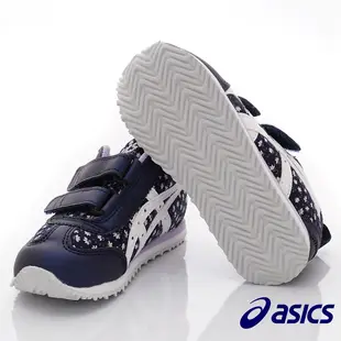 ASICS日本亞瑟士>鄉村風雙絆帶運動鞋202-401藍(中小童段)16-20cm