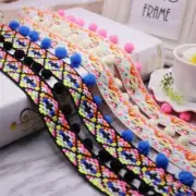 Pom Pom Fringe Trim Fringe Ribbon Drapery DIY Lace Home Party Decor Sewing Acces