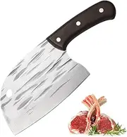 TJ POP Meat Cleaver 6.2 inches, Ultra Sharp Lightweight Chinese Cleaver Knife, Full-tang Chopping Knife 30Cr13 Steel Blade Thickness 1.5 mm, Fish Shape Series HP01004