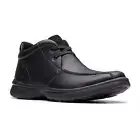 Clarks Bradley (Sz; 11 Wide) Up-Flat Heel (Black) Boots NIB