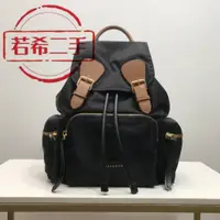 在飛比找蝦皮購物優惠-BURBERRY 博柏利 The Rucksack黑色 金鏈