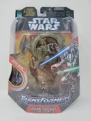 Star Wars/Transformers Crossover General Grevous Wheel Bike Action Figure - NIB
