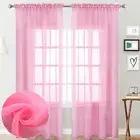 Modern and Elegant Sheer Curtain Tulle Mesh Shutter Screening for Privacy