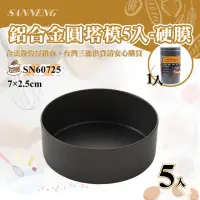 在飛比找momo購物網優惠-【SANNENG 三能】硬膜圓塔模-一組5入(SN60725