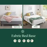 Zinus Bed Frame Queen Double King Single Mattress Base Fabric Steel Ensemble