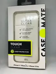 NEW Case-Mate Tough Clear Case for iPhone 11 Pro 5.8"/ Xs / X **FREE SHIPPING**