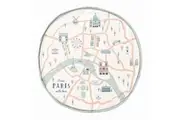 Play&Go Toy Storage Bag- Paris Map