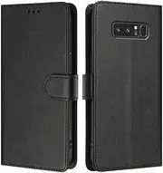 Compatible with Samsung Galaxy S10e 4G PU Leather Phone Cover,Compatible with Samsung Galaxy S10e 4G Card Slots Flip Stand Wallet Case Black