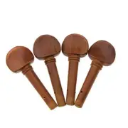 4pcs Violin Fiddle Tuning Peg Set 4/4 Size Wooden Replacement