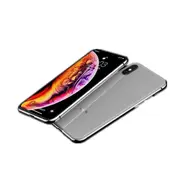 Smooth Series Shockproof Tpu + Glass Protective Case For Iphone Xs Max (White)