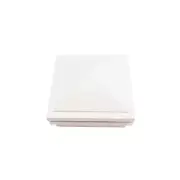 6" Sq. Haven Halo Low Voltage LED Lighted Post Cap - White