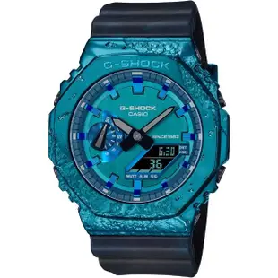 【CASIO 卡西歐】G-SHOCK 40 週年探險家之石系列 雙顯手錶(GM-2140GEM-2A)