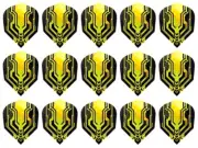 5 New Sets Harrows Plexus Standard Dart Flights - Ships w/ Tracking - Yellow