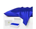 Set of 2 Mulberry Silk Pillowcases NAVY