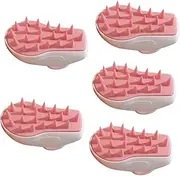 SHERCHPRY 5pcs Shower Scalp Massager Hair Exfoliate Scrub for Scalp Hair Brush Shampoo Brush