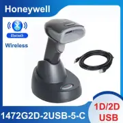 Honeywell Voyager 1472G2D-2USB-5-C Bluetooth Cordless 2D USB Barcode Scanner Kit