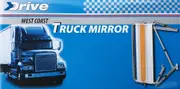 Mirror West Coaster Coast Truck Van Replacement Full Size Universal Fit By Drive
