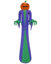 National Tree Company 12ft Inflatable Halloween Pumpkin Ghost