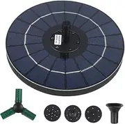 Solar Fountain Pump Solar Pool Bird Bath RGB Lights Simple Floating Installation Garden Decor