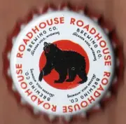 USA Plastic Lined Beer Crown Bottle Cap: Roadhouse Brewing (#93)
