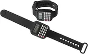 [SHINEOFI] Calculator Watch Boys Watches Mini Watches for for Watches for Wrist Stopwatch Watches Small Calculator Mini Black Pvc