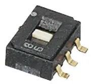 Nidec Copal Electronics DIP SWITCHES 5Pcs DPDT-NO/NC PCB Mount, Slide Actuator
