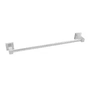 Bathroom 800mm Wall Single Towel Rack Rail Ring Stainless Steel Holder Bar Silver
