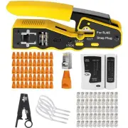 TAIWAIN RJ45 Cable Crimping Repair Network Tool for RJ11/RJ12 End Pass Throug...