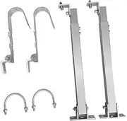 Balcony Solar Panel Mounting Brackets Solar Module Holders 2 Hooks Fixture Accessories