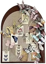 Photo Board for Pictures,Butterfly Photo Collage Board - Photo Display Wall, Decorative Photo Board, Birthday Decorations, Bulletin Board for Pictures